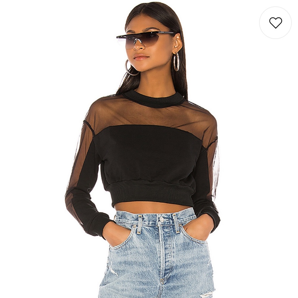 Superdown cropped sweater